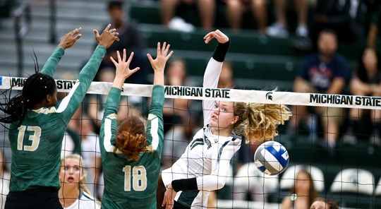 Michigan State Volleyball (PHOTO: MSU SID)